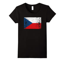 Flag of CZECH REPUBLIC Country Vintage Distressed T-Shirt