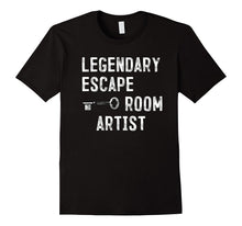 Escape Room Game Adventure Shirt Funny Artist Escaping