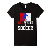 Patriotic Red White and Soccer T-Shirt