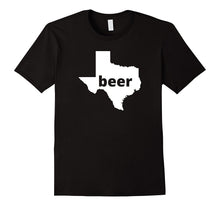 State of Texas Beer Drinking T-Shirt