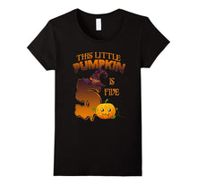 5 Years Old 5th Birthday Tshirt - Halloween Little Pumpkin