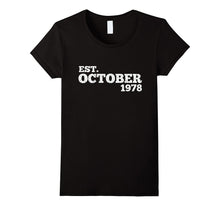 Est October 1978 Shirt Cute 39th Birthday Gifts TShirt