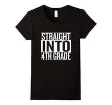 Straight Into 4th Grade Back to School T-Shirt