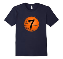 "#7 Basketball Birthday T Shirt