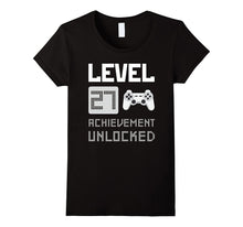 1990 Gamer 27th Birthday Level 27 Achievement Unlocked Shirt