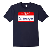 Mens Hello I Am...Grandpa - Fun Grandfather's Tee Shirt