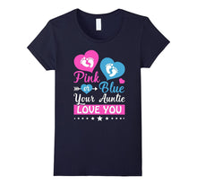 Gender Reveal Shirts Baby Shower Shirt Auntie Loves You