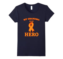 Leukemia Awareness Shirts  My Grandma Is My Hero Support Tee