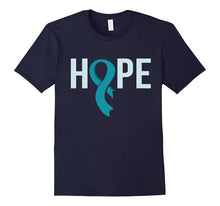 HOPE Teal Ribbon Ovarian Cancer Awareness T-Shirt