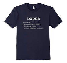 Poppa Definition Funny Gift for Father T Shirt
