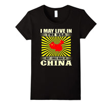 Live in USA Made in CHINA Map T Shirt