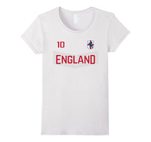 England Soccer Tshirt With Number 10 - Sports Apparel