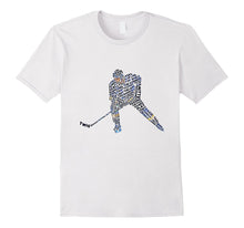 Big Boys' Hockey Player Typography Design Youth T Shirt