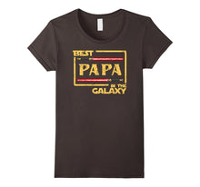Mens Best Papa in the Galaxy Father's Day Papa T-Shirt