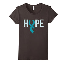 HOPE Teal Ribbon Ovarian Cancer Awareness T-Shirt