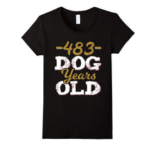 483 Dog Years Old T-Shirt Funny 69th Birthday Gag Gift