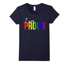 I Am Proud LGBTQ Rainbow Flag Shirt