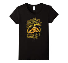 25th Wedding Anniversary Tshirt MR&MRS Gifts for Couples