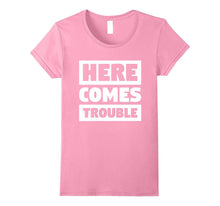 Here Comes Trouble - Matching Funny Sibling & Twins T Shirt