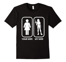 Mens Gun Wife T-Shirt - Husband Gun Gift TShirt