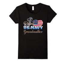 Proud US Navy Grandmother Shirt - Patriotic Heart