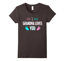 Pink or Blue Grandma Loves You Baby Gender Reveal T-Shirt