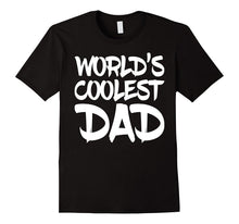 Mens World's Coolest Dad - White T-Shirt