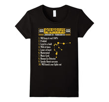 10 Things About Aquarius T-Shirt Aquarius Facts