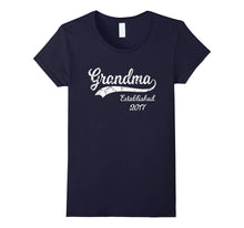 Grandma Established 2017 T-Shirt New Grandma Gifts