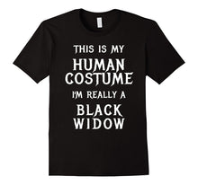 Funny Black Widow Spider Costume Halloween Shirt