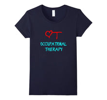 Occupational Therapy T-Shirt Love Heart Fun OT Therapist Tee