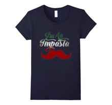 "I'm an Impasta" Funny Italian Dad Joke Mustache T-Shirt