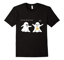 Ghost Eat Pizza Funny Halloween TShirt for Kids & Adults