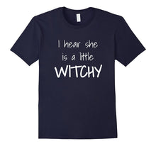 I Hear She Is a Little Witchy T-Shirt Halloween Witch Tee