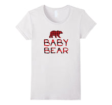 Baby Bear Red Flannel Plaid T-Shirt