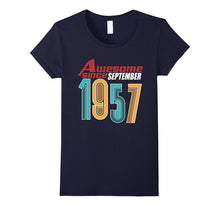 Awesome Since September 1957 T-Shirt 60th Birthday