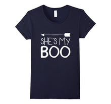 She's My Boo Ghost Halloween Party Tshirt Gift Mens Couple T