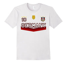 Germany Soccer Tshirt With Number 10 - Sports Apparel