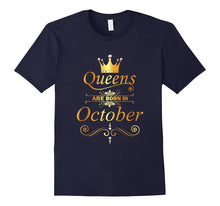 Queens Are Born in October Shirt - Diamond Edition Tee