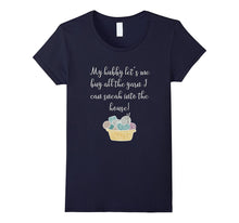 My Hubby Let's Me Sneak Yarn Funny Crochet Knitting T-Shirt