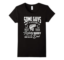 Fishing Dad Shirt My Fishing Buddy Calls Me DAD Gift T-Shirt