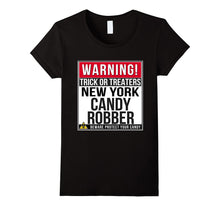 Halloween Funny New York T Shirt Candy Robber