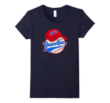 Baseball Grandpa Grandfather Grandson Father's Day T-Shirt