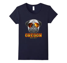 Pug Dog Is Watching Oregon Total Solar Eclipse T Shirt
