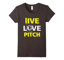 Live Love Pitch Softball Tshirts for Girls. Cute Player Tee