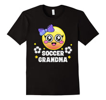 Cute Soccer Grandma Game Ball Kawaii Girl Emoji T Shirt