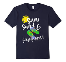 Sun Sand and Flip Flops T-Shirt Funny Beach Holiday Tee