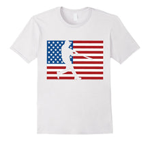 July 4th American Flag Baseball T-Shirt