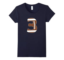3rd Birthday 3-Years Old Kids T-Shirt All Numbers Football