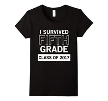 I Survived Fifth Grade Class of 2017 Graduation T-Shirt